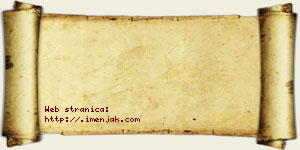 Joakim Crnko vizit kartica